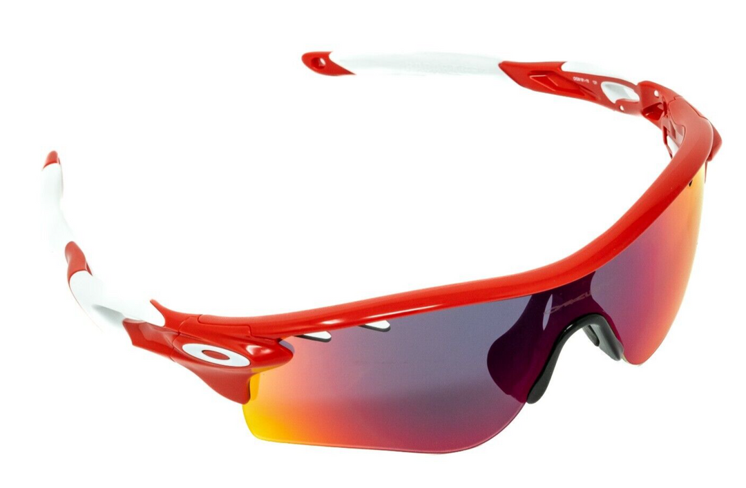 Oakley RadarLock Path Cycling Sunglasses OO9181-16 Polished Red Prizm Road Gravl