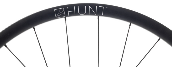 HUNT 650b Adventure Carbon CL Disc 12x 100mm Mountain Bike Front Wheel Gravel CX