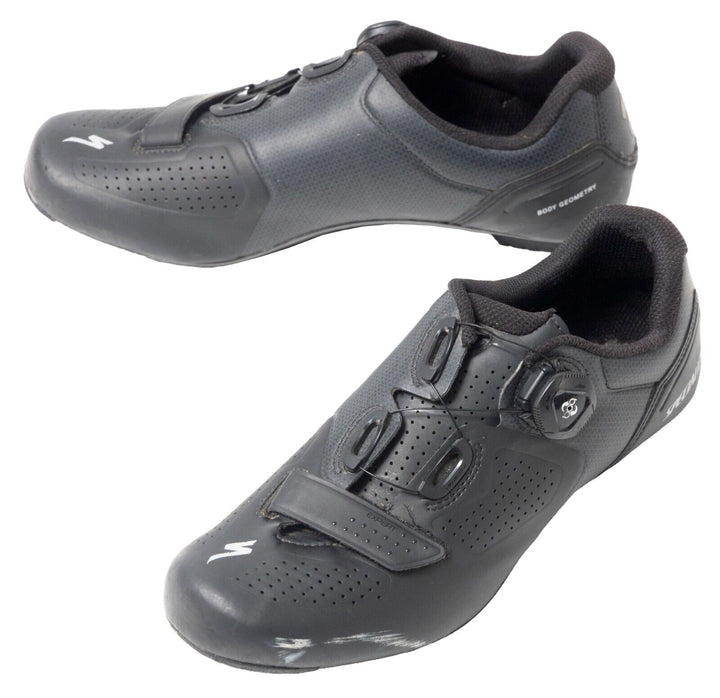 Specialized Expert Road Carbon Bike Shoes EU 42 US Men 9 Black 3 Bolt Triathlon