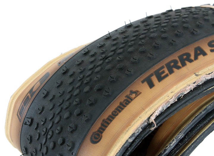 Continental Terra Speed Tubeless Gravel Bike Tire 700x 40c Race Tan Wall 25 Km/h