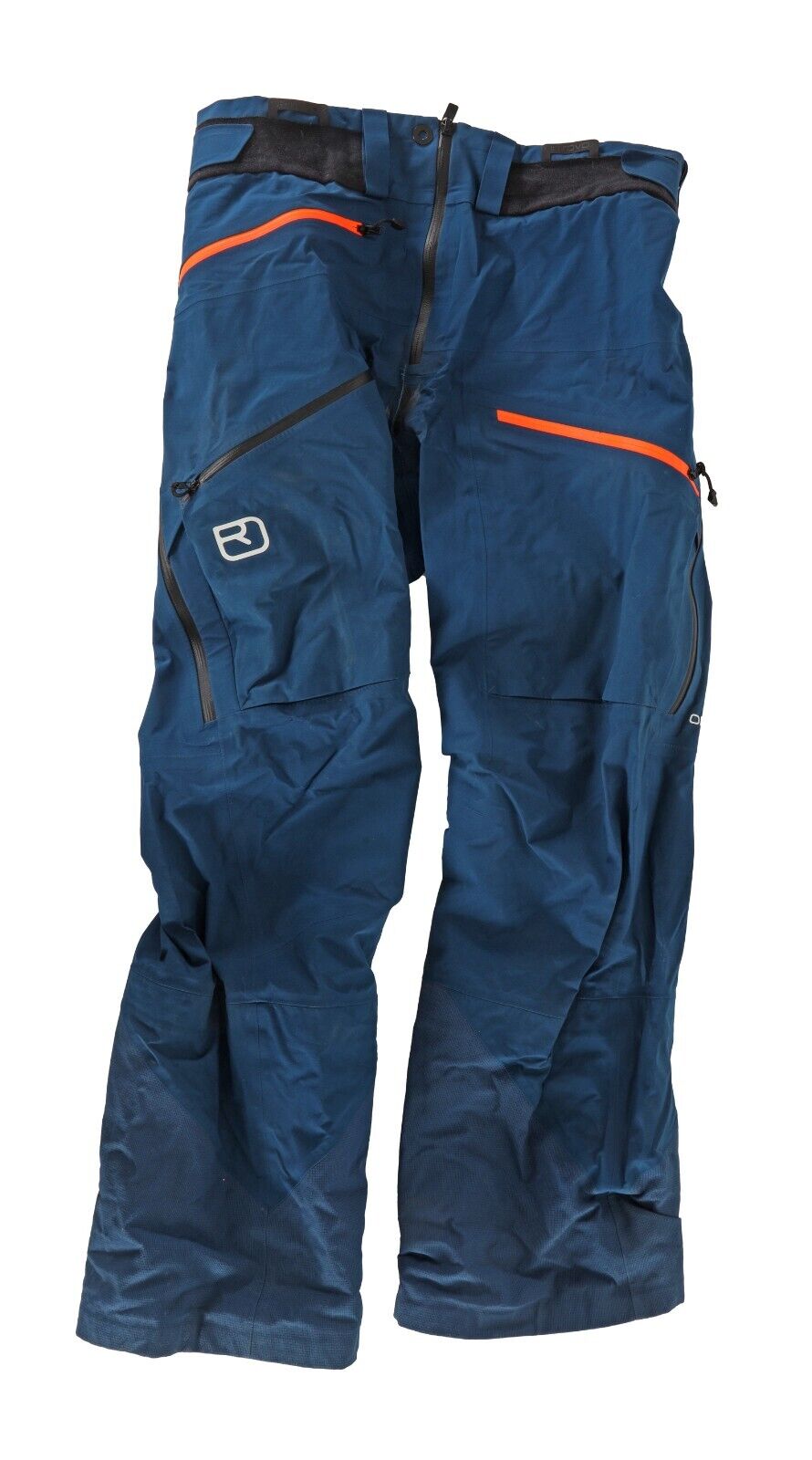 Ortovox 3L Deep Shell Pants Men MEDIUM HardShell Winter BLUE Weatherproof Ski AT