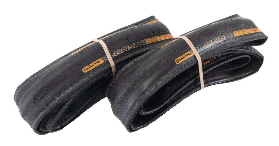 Continental Grand Prix 4000 Clincher Road Bike Tires 1 PAIR 700x 23c w/ Tubes