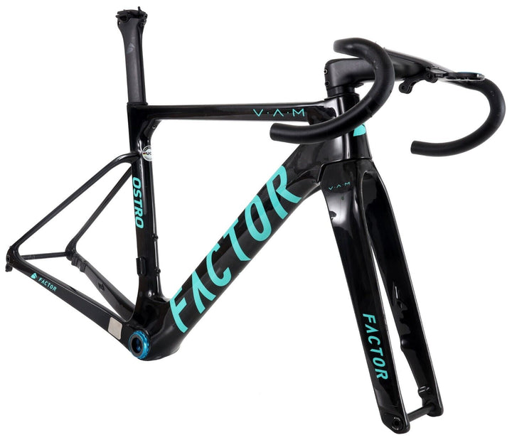 Factor OSTRO VAM Carbon Aero Disc Road Bike Frameset 49cm Module Turquoise 2022