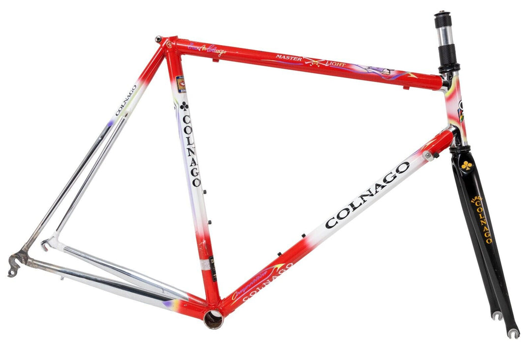 Colnago Master X-Light DT15V Steel Road Frameset 57cm QR Rim Columbus Vintage WC