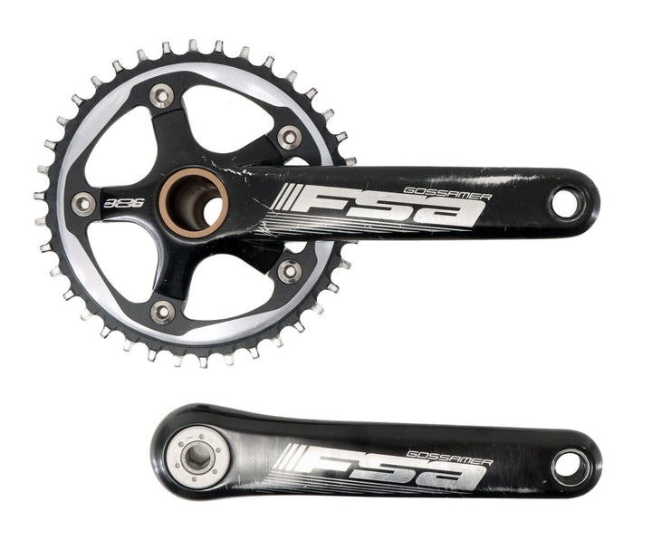 FSA Gossamer Evo Tandem Alloy Crankset 2x 11 Spd 175mm 1x 38T Chainring Road CX