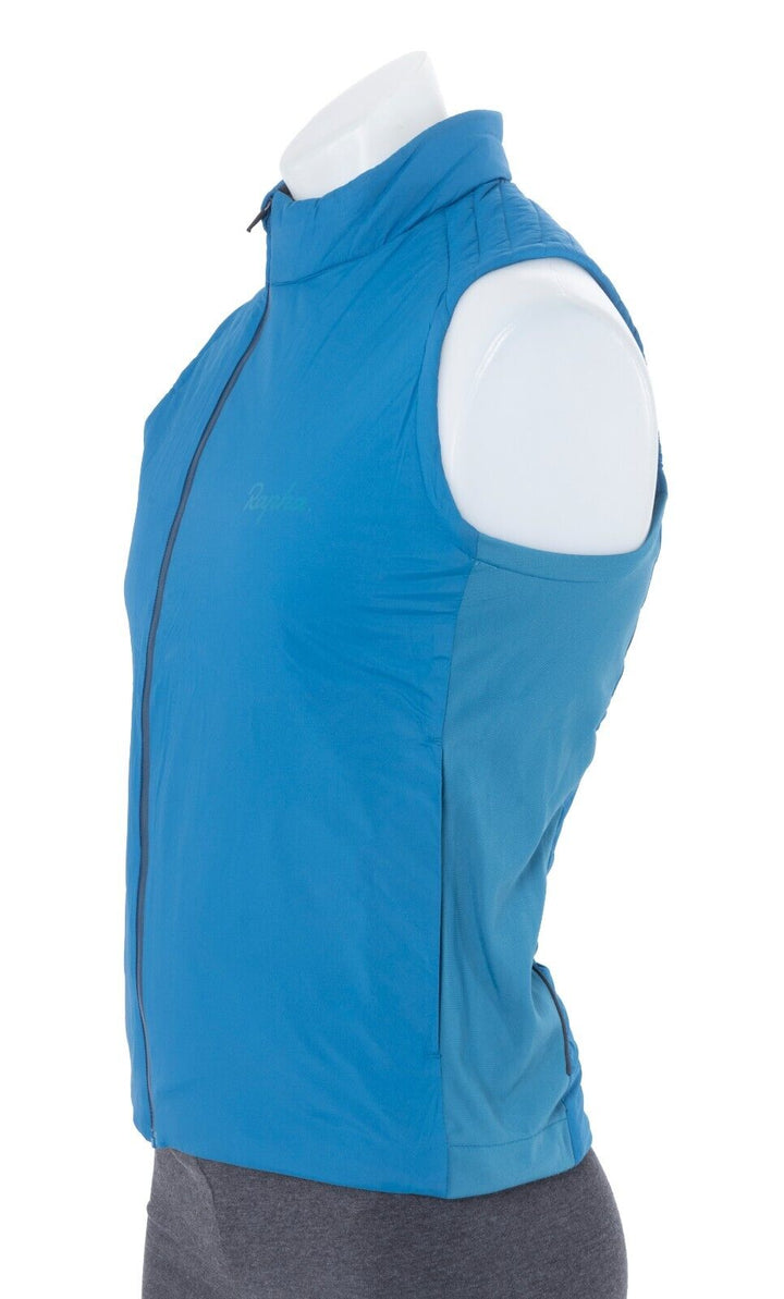 Rapha Brevet Insulated Gilet Vest Men SMALL Blue Road Bike Gravel Cycling MTB