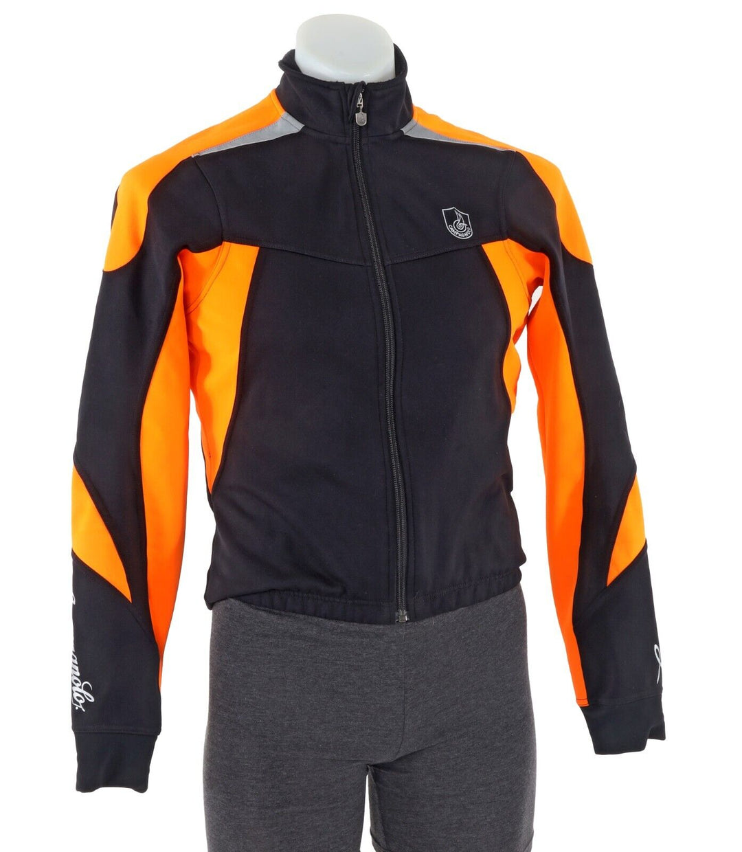 Campagnolo Raytech Thermal Jacket Men MEDIUM Black Orange Road Bike Cycling Race