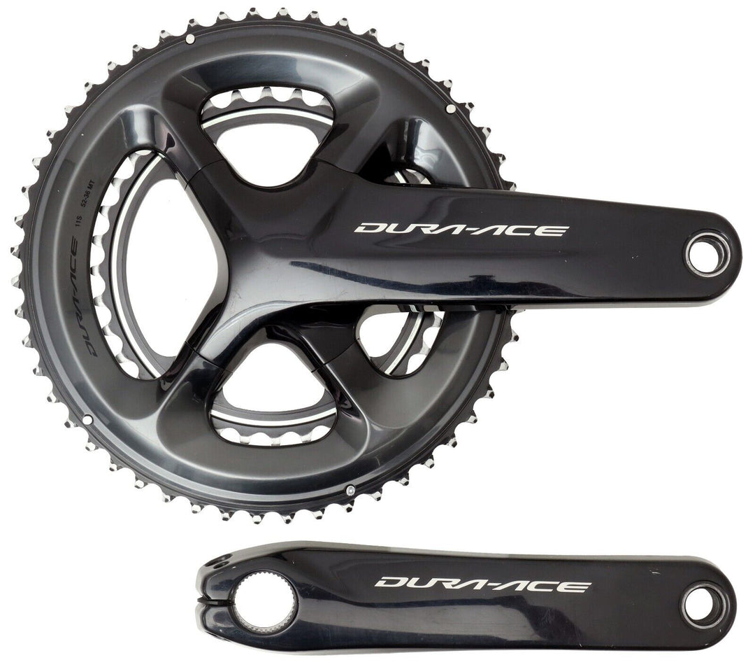 Shimano Dura-Ace FC-R9100 2x 11 Speed Road Bike Crankset 175mm 52/36T Tri Race