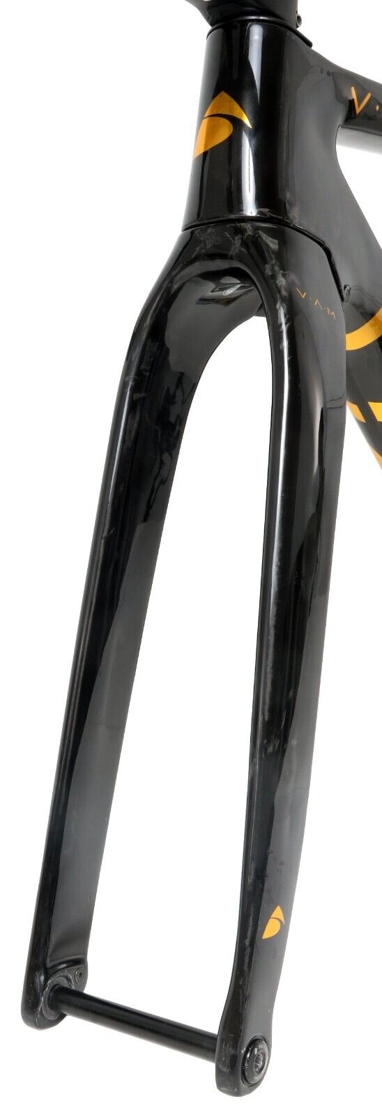 Factor OSTRO VAM Carbon Aero Disc Road Bike Frameset 49cm Module Black/Gold 2022