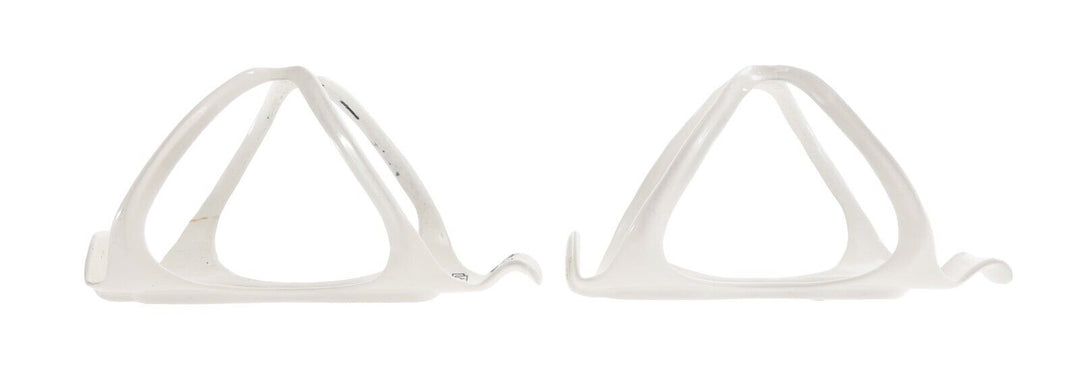 Arundel Mandible Carbon Bottle Cages 3K Glossy White 1 PAIR Road Mountain Gravel