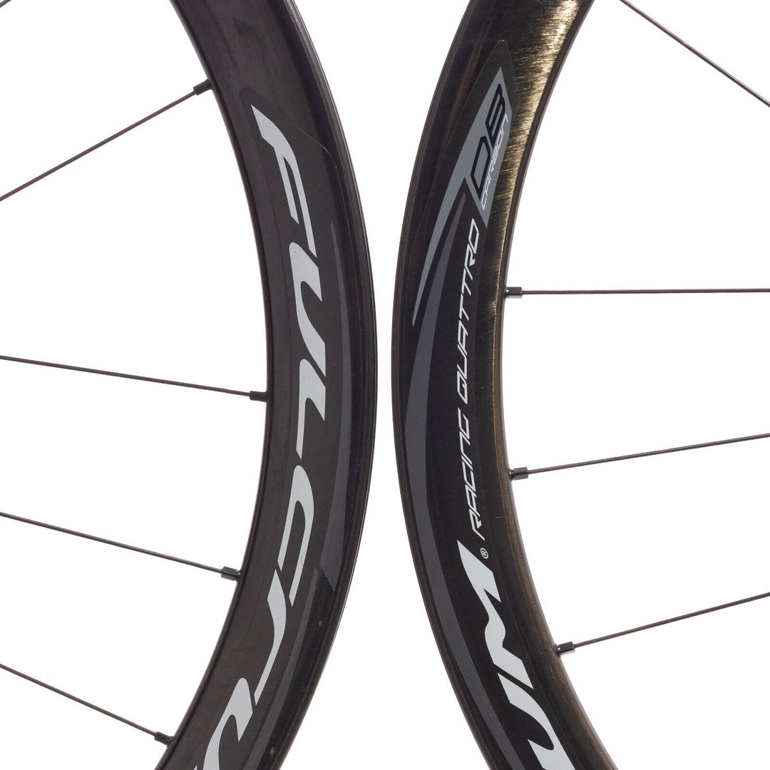 Fulcrum Racing Quattro DB Carbon 11 Spd Tubeless Road Wheelset 700c 6 Bolt Disc