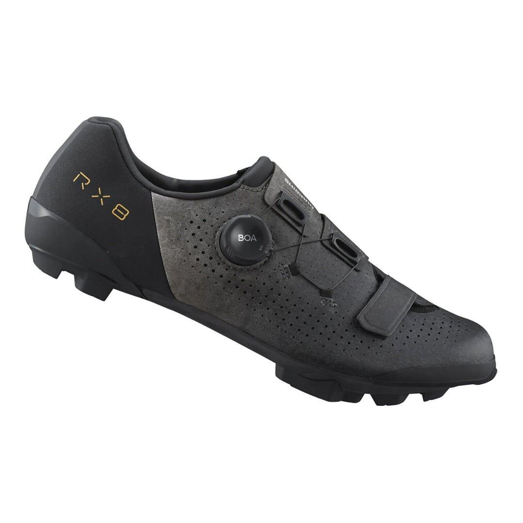 Shimano SH-RX801 Gravel Shoes EU 42 US Men 8.5 BLACK 2 Bolt Carbon Mtb Bike RX8