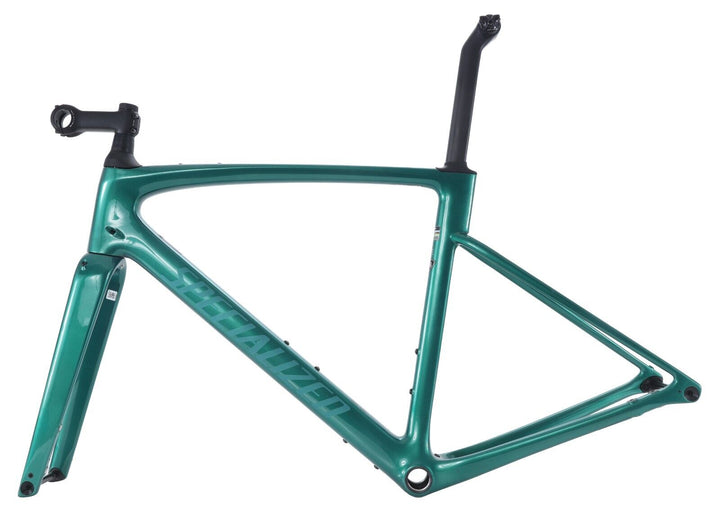 Specialized Roubaix SL8 Pro Carbon Disc Frameset 56cm Green All Road Bike 2024