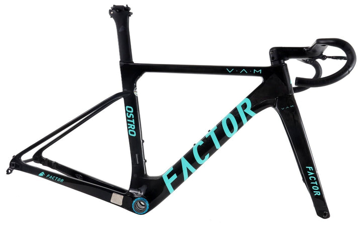 Factor OSTRO VAM Carbon Aero Disc Road Bike Frameset 49cm Module Turquoise 2022