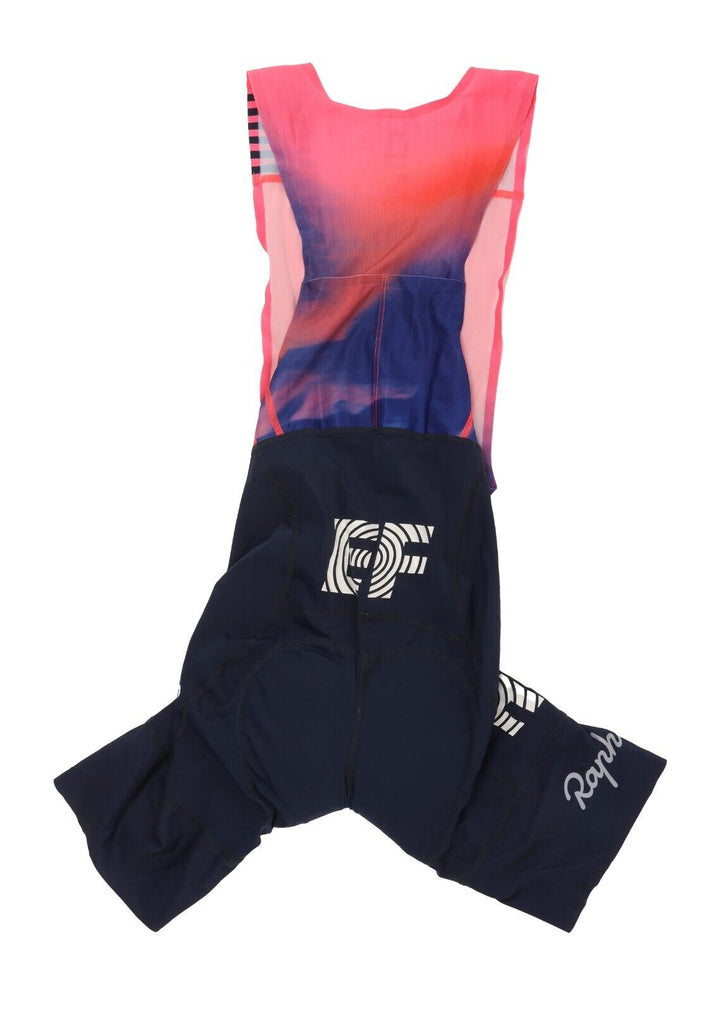 Rapha EF Education First Pro Team Short Slv Cycling Kit Men SIZE 1/2 Pink + Vest