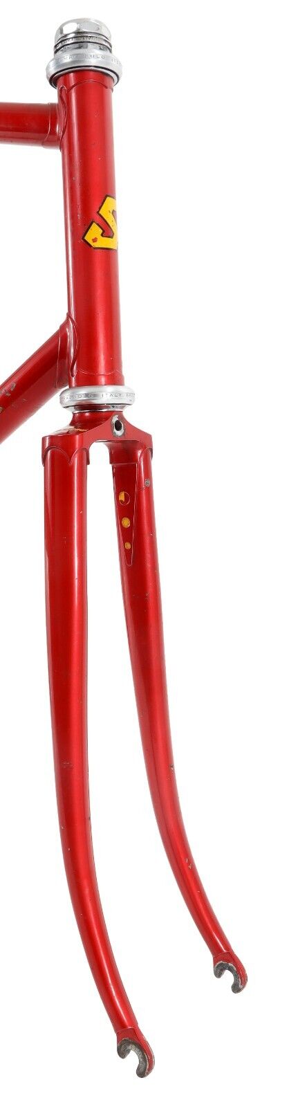 Serotta Club Special Steel Road Bike Frame Set 59cm RED 700c Columbus Campagnolo