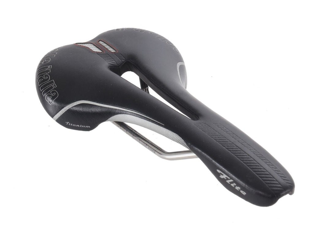 Selle Italia Flite Flow Bike Saddle 145mm 7x 7mm Titanium Road Gravel Cyclocross