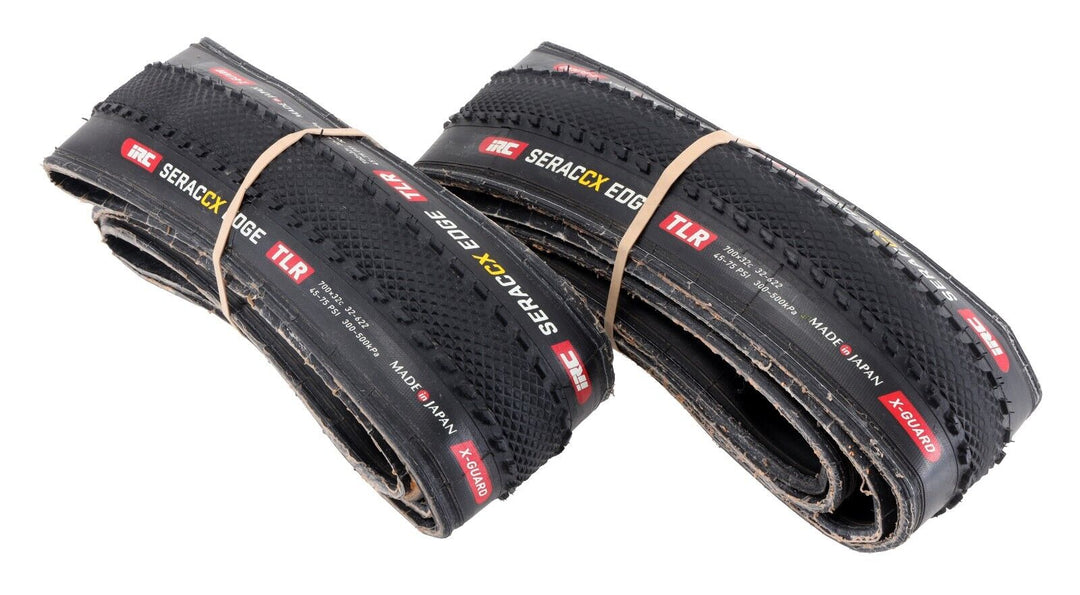 IRC Serac CX Edge Tubeless Cyclocross Bike Tires 700 x 32c PAIR X-Guard Race TLR