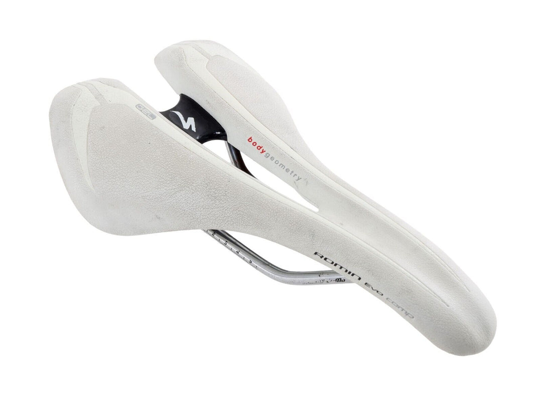 Specialized Romin Evo Comp Gel Road Bike Saddle 143mm 7x 7mm Cr-Mo Rails Gravel