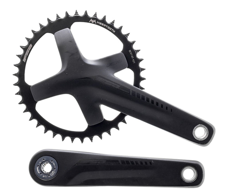 FSA Omega Adventure 2x 10/11 Spd Alloy Crankset 172.5mm 1x 42T Chainring Bike