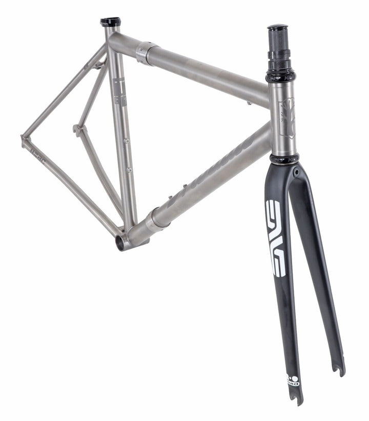 Mosaic T-1 Travel 2-Piece Titanium Road Frame Set 52cm ENVE Fork 700c QR w/ Case