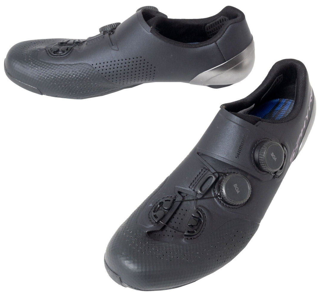 Shimano S-Phyre SH-RC902 Carbon Road Bike Shoes EU 43 US Men 8.9 Black BOA Race