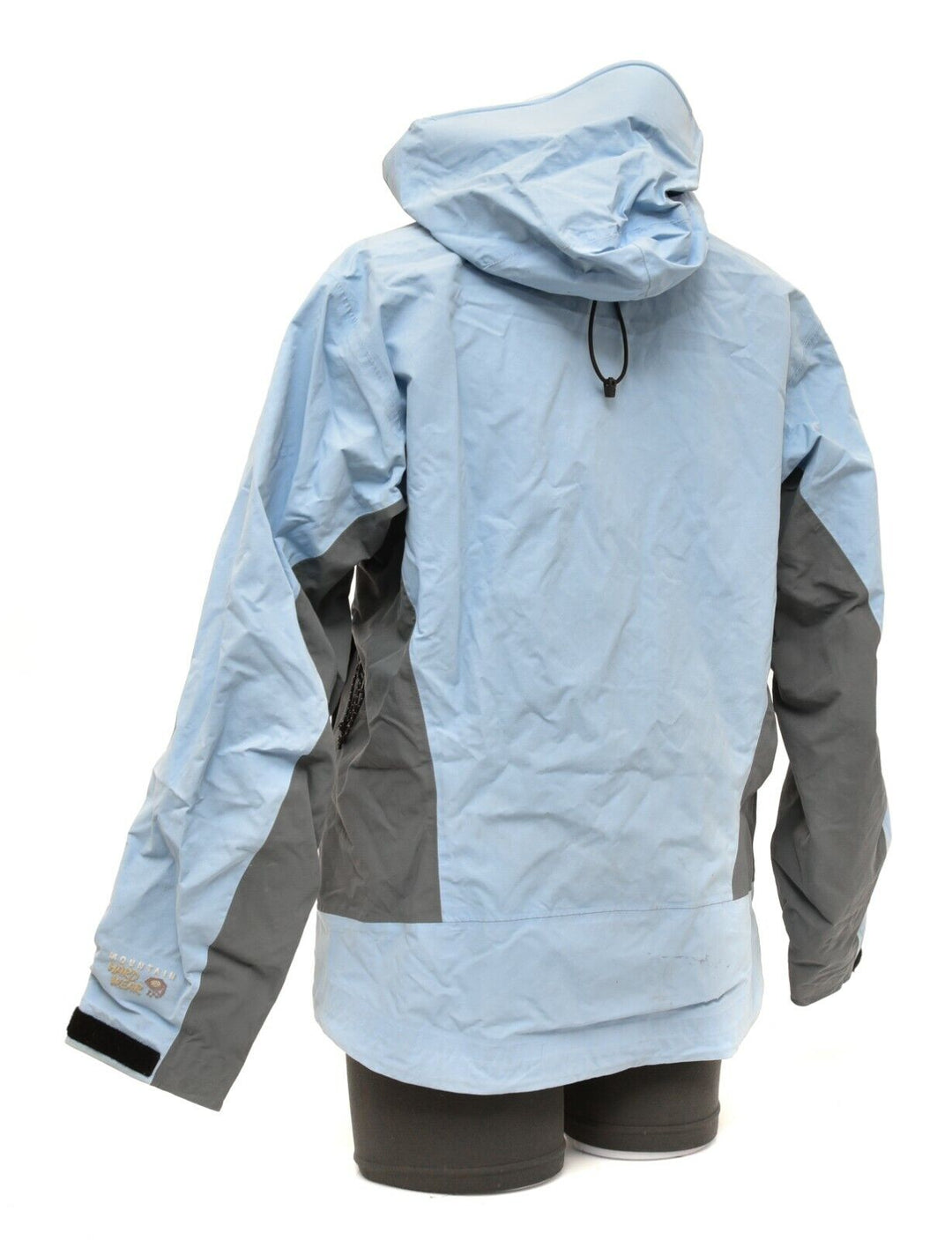 Mountain Hardwear Women Hooded Jacket SMALL Sky Blue Winter Ski Shell Outdoor