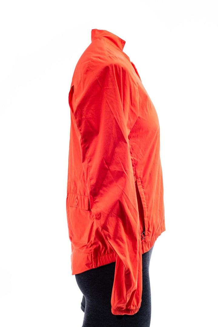 Rapha Wind Jacket Men MEDIUM Orange Road Bike MTB CX Windbreaker Commute Unisex