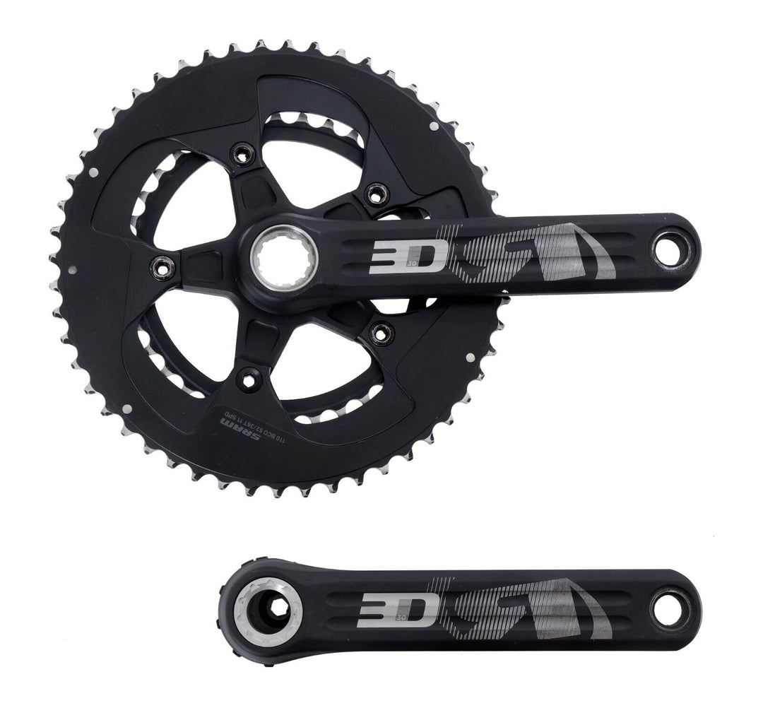 Rotor 3D30 2x 11 Speed 175mm Road Bike Crankset 52/36T 110 BCD Gravel Race CX TT