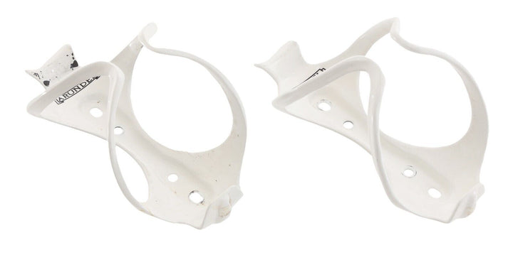 Arundel Mandible Carbon Bottle Cages 3K Glossy White 1 PAIR Road Mountain Gravel