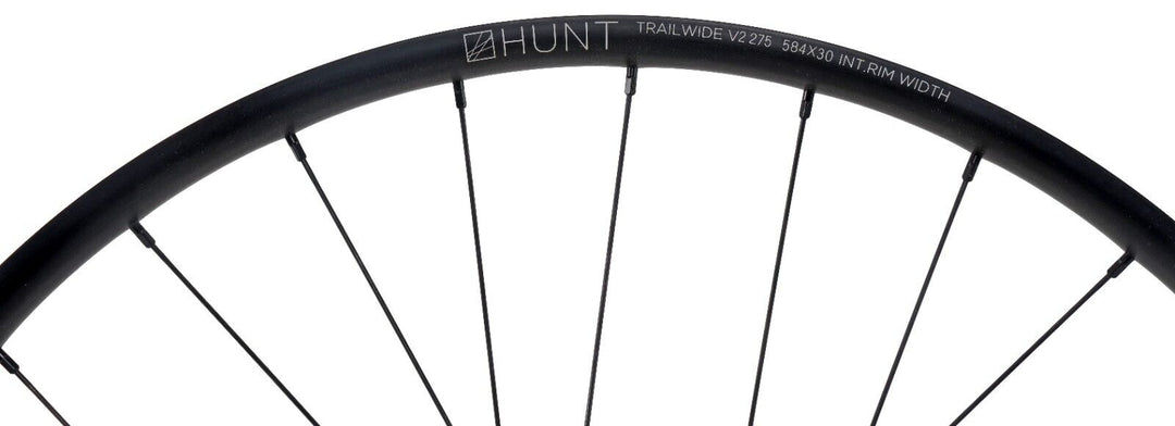 HUNT Trail Wide V2 MTB 27.5" Alloy Mtn Bike FRONT Wheel 6 Bolt Disc 15x 110mm