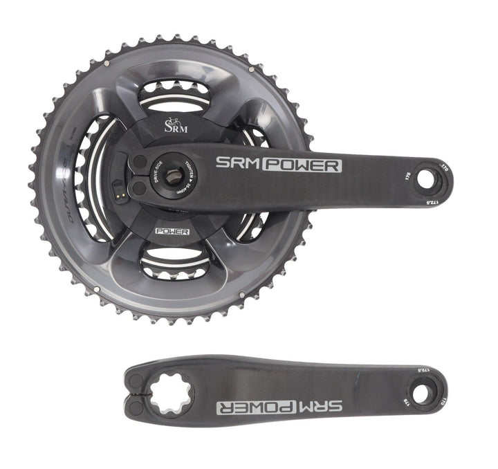 SRM LOOK Origin Carbon Power Meter PM7 Crankset 2x11 Spd 50/34T Tri-Lobe Shimano