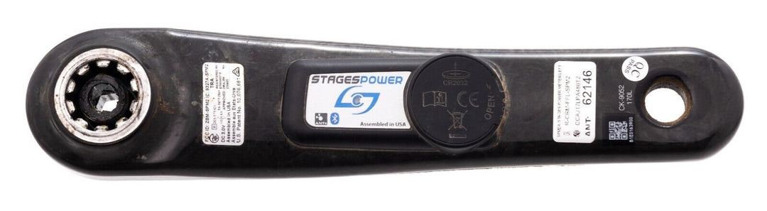 Stages Carbon Power Meter SRAM MTB GXP Gen 3 170mm Left Crank Arm Bike Gravel XC