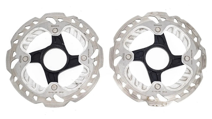 Shimano XTR SM-RT99-SS PAIR Disc Brake Rotors 140mm Center Lock Mountain Bike XC