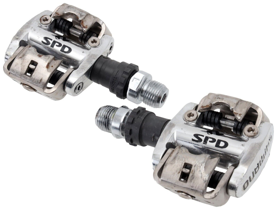 Shimano XTR PD-M858 SPD Clipless Mountain Bike Pedals Gravel 2Bolt 9/16" Vintage