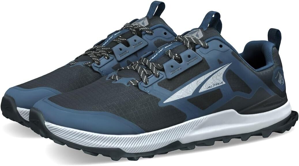 Altra Lone Peak 8 Trail Running Shoes US Men 9 Blue Athletic Training MaxTrac