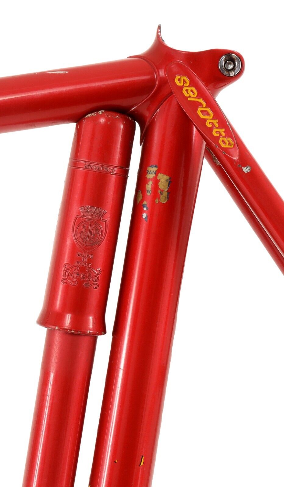 Serotta Club Special Steel Road Bike Frame Set 59cm RED 700c Columbus Campagnolo