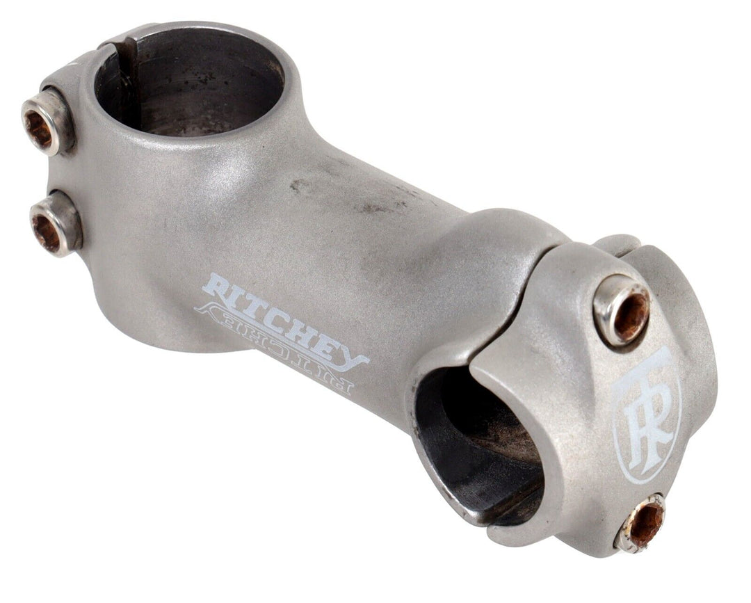 Ritchey 2 Bolt Alloy Bike Stem 25.4 x 75mm 6º SILVER Road Mountain MTB Vintage