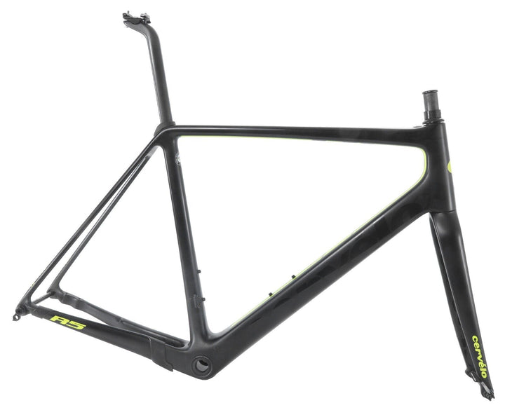 Cervelo R5 Disc Carbon Road Bike Frameset 58cm BLACK Thru-Axle Flat Mount 2018