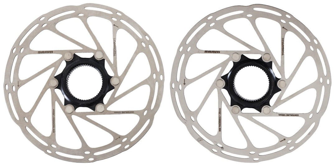 SRAM CenterLine Mountain Bike Disc Brake Rotors 160mm 1 PAIR MTB Center Lock CX