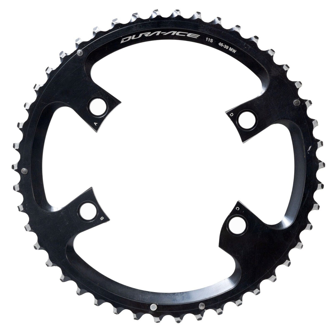 Shimano Dura-Ace FC-R9100  2x 11s Road Bike Outer Chainring 46T Gravel Prototype