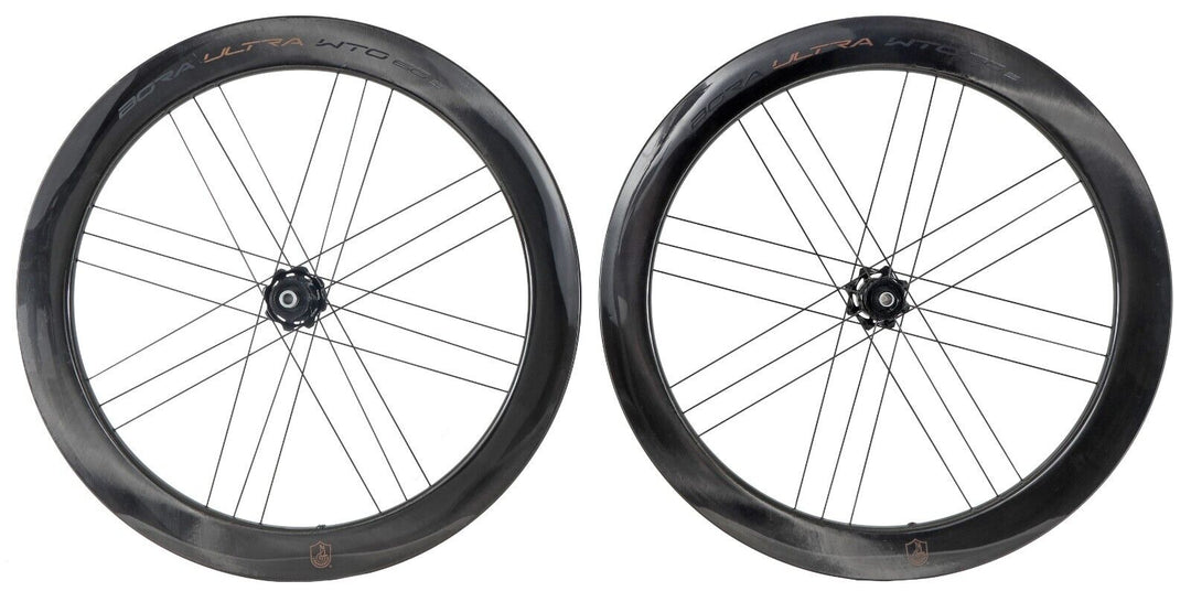 Campagnolo BORA ULTRA WTO 60 Carbon Tubeless Disc Road Bike Wheelset SRAM 12s TT