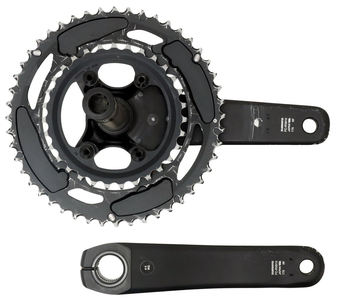 Shimano GRX FC-RX810 2x 11 Spd Gravel Bike Crankset 175mm 48/31T Race Adventure