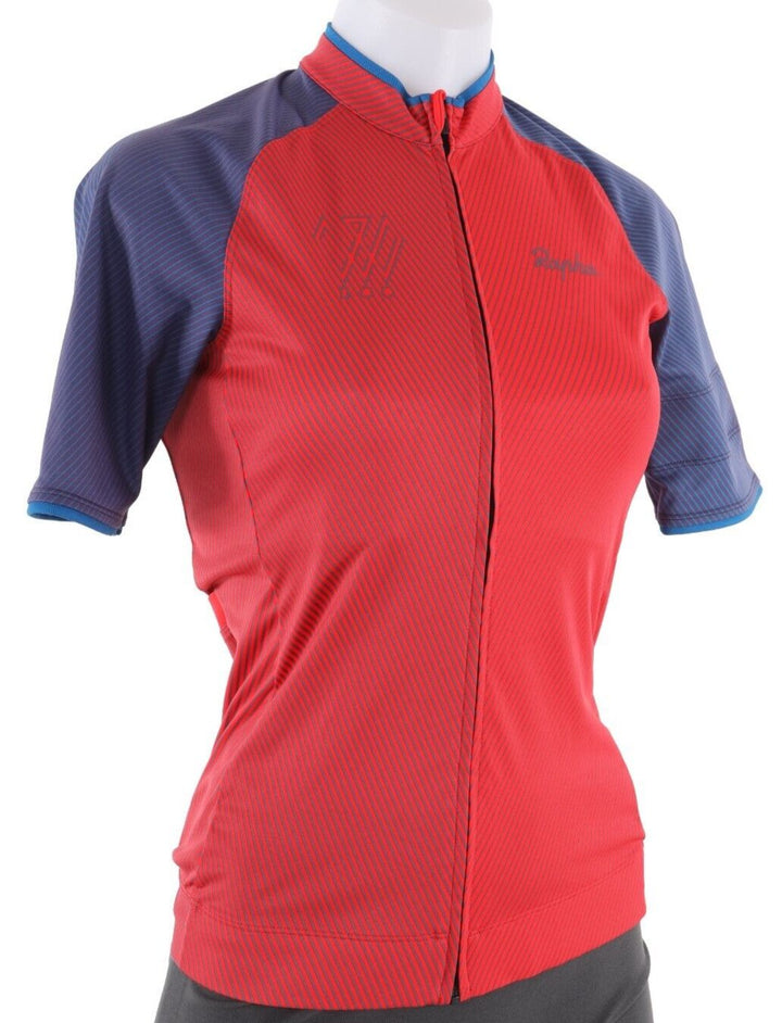 Rapha Women's 100 Short Sleeve Jersey SMALL Red Road Bike Gravel Cycling CX Race