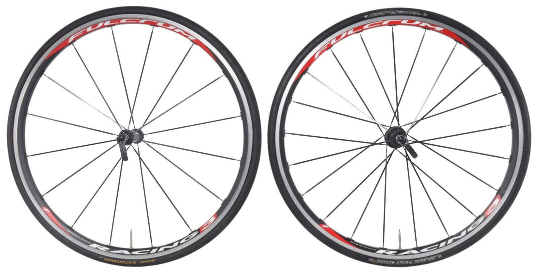 Fulcrum Racing 3 Alloy Clincher Road Wheelset Campagnolo 9-12s Rim QR 700c Conti