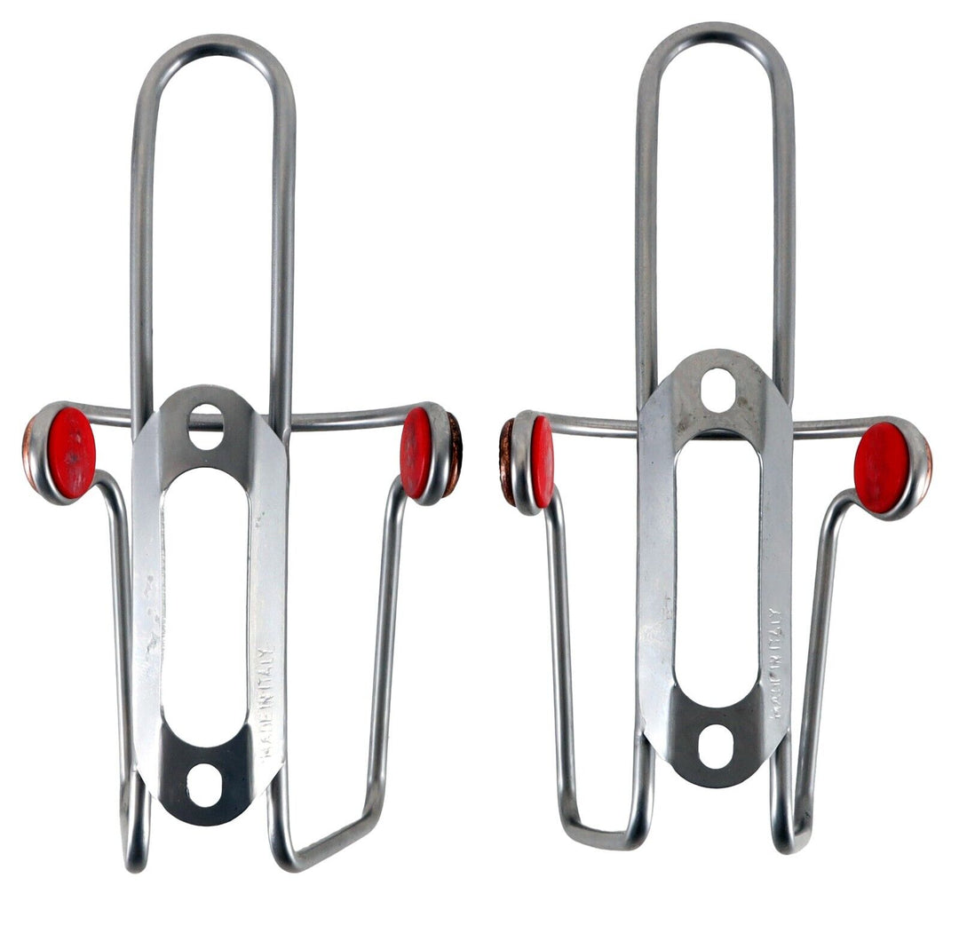 Elite Ciussi Inox Stainless Steel Water Bottle Cages 1 PAIR Road Bike Triathlon