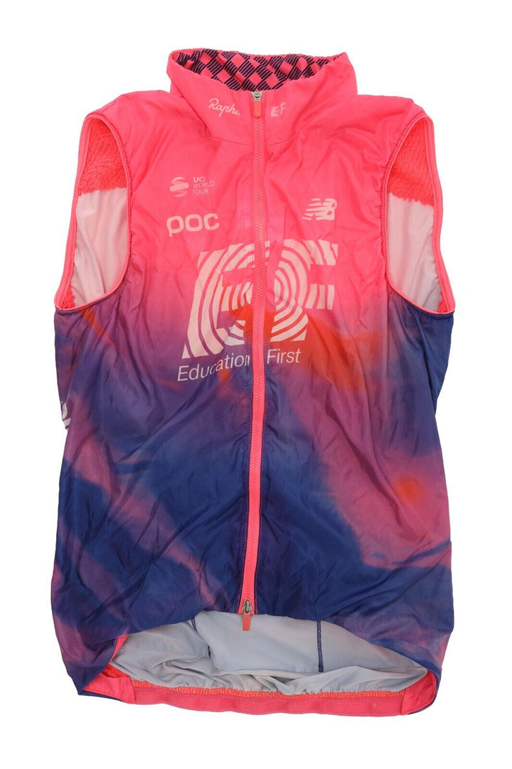 Rapha EF Education First Pro Team Short Slv Cycling Kit Men SIZE 1/2 Pink + Vest