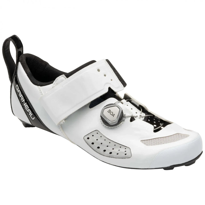 Louis Garneau Air Lite XZ Men's Tri Bike Shoes EU 46 US 11.5 White BOA 3 Bolt TT