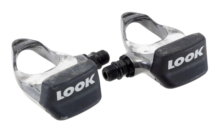 LOOK 236 Multitensor Adjustment Clipless Road Bike Pedals 3-Bolt Vintage Cr-Mo