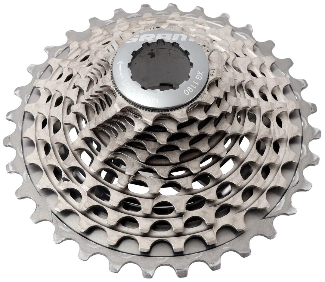 SRAM Red XG-1190 PowerdomeX 11 Spd Road Bike Cassette 11-32T X-Glide Race Gravel